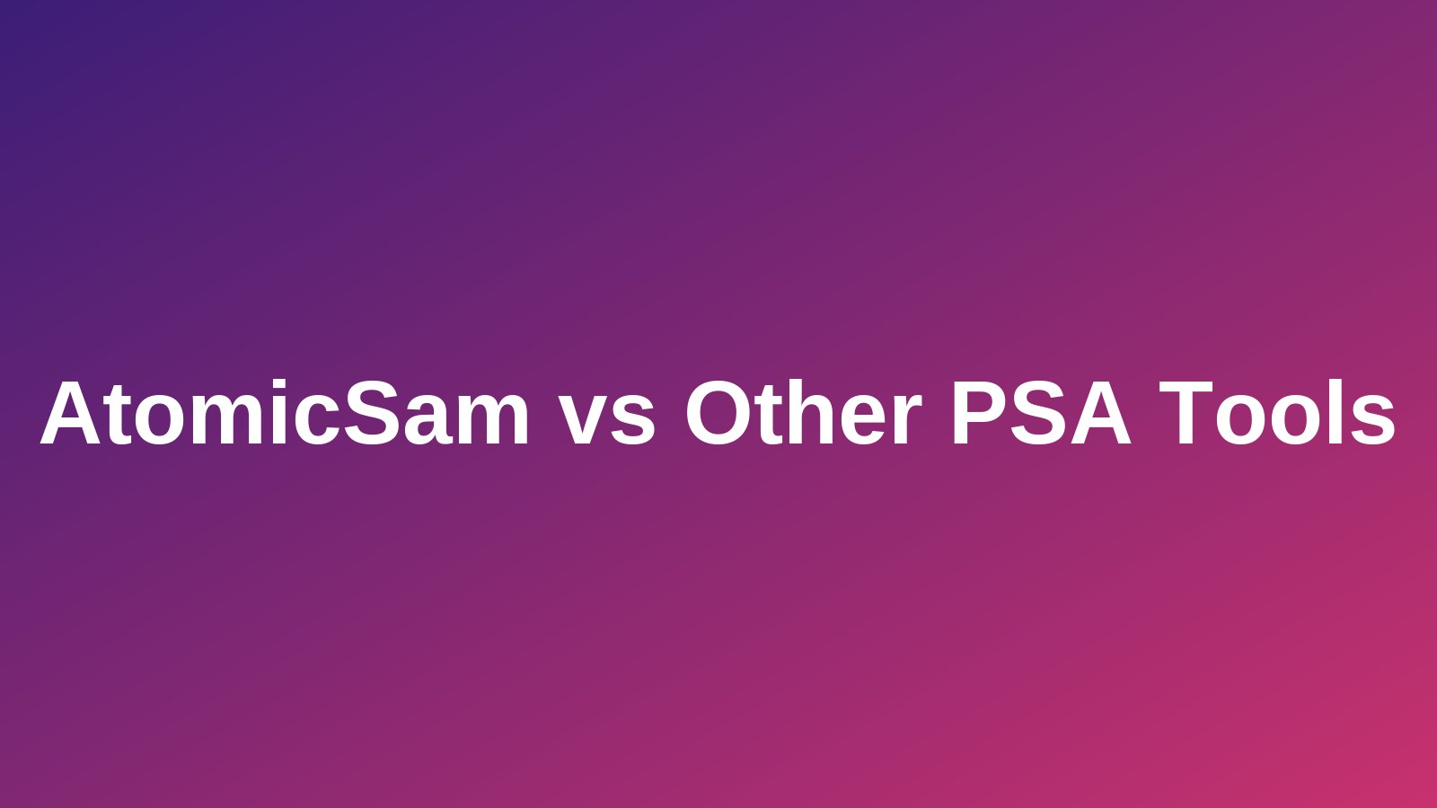Best PSA Software in 2026: AtomicSam vs WorkflowMax, Scoro, Projectworks & Productive